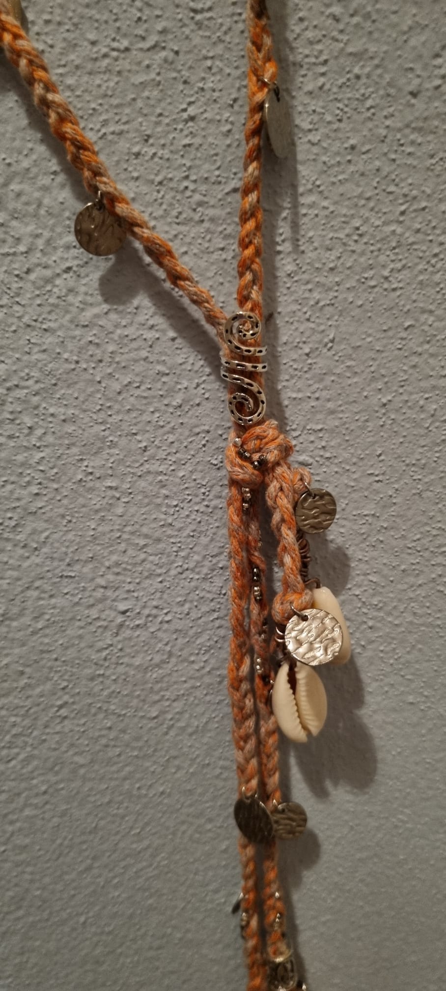 COLLANA CORDA E CONCHIGLIE