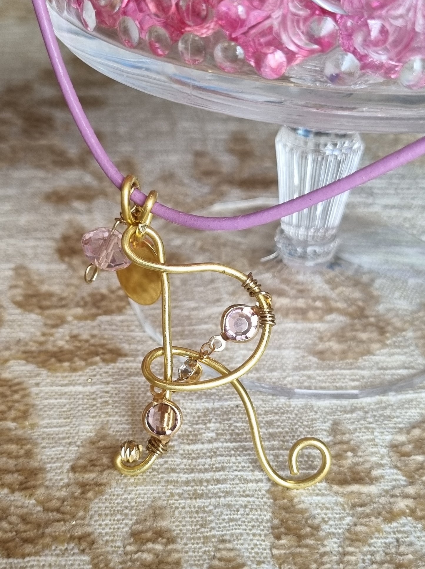 COLLANA con lettera  R